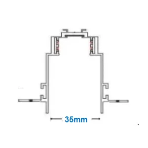 Rel magnet selebar 35 mm