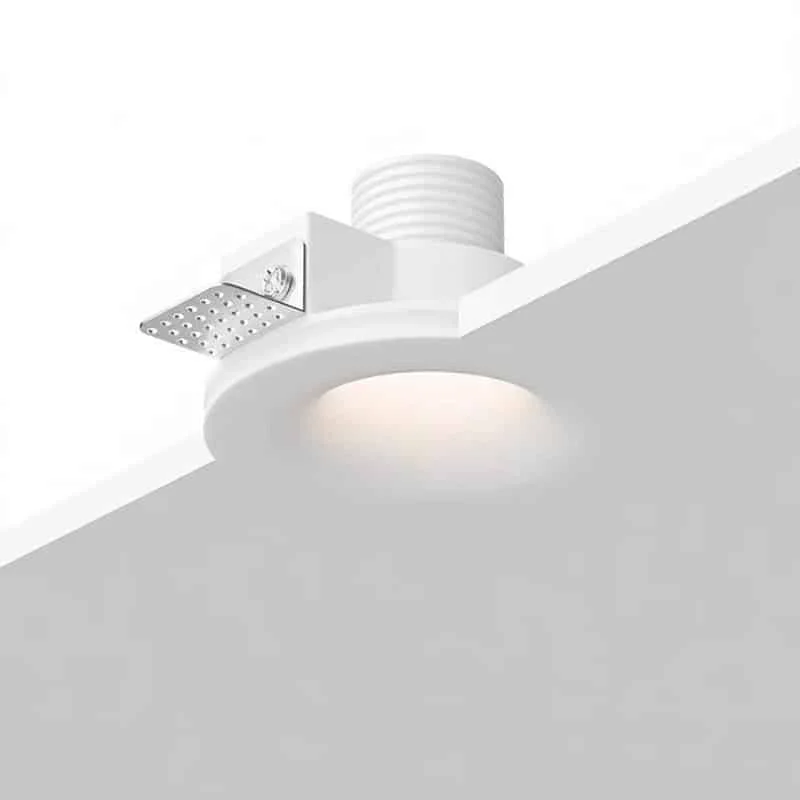 Downlight dengan gelang gipsum dan modul boleh tanggal