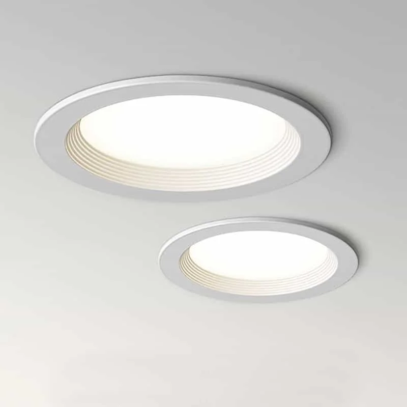 Downlight nipis setinggi kira-kira 50 mm