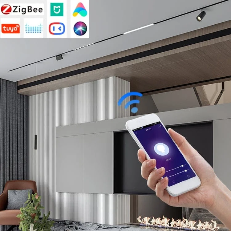 Rel magnet pintar dengan get laluan Zigbee dan Tuya