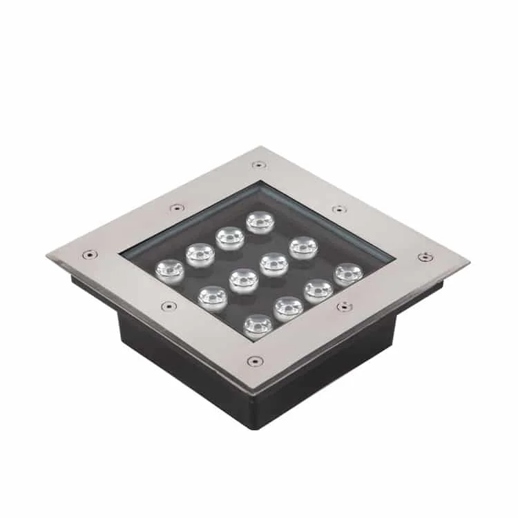 Lampu LED terbenam segi empat 3 / 5 / 9 / 12 / 18 W