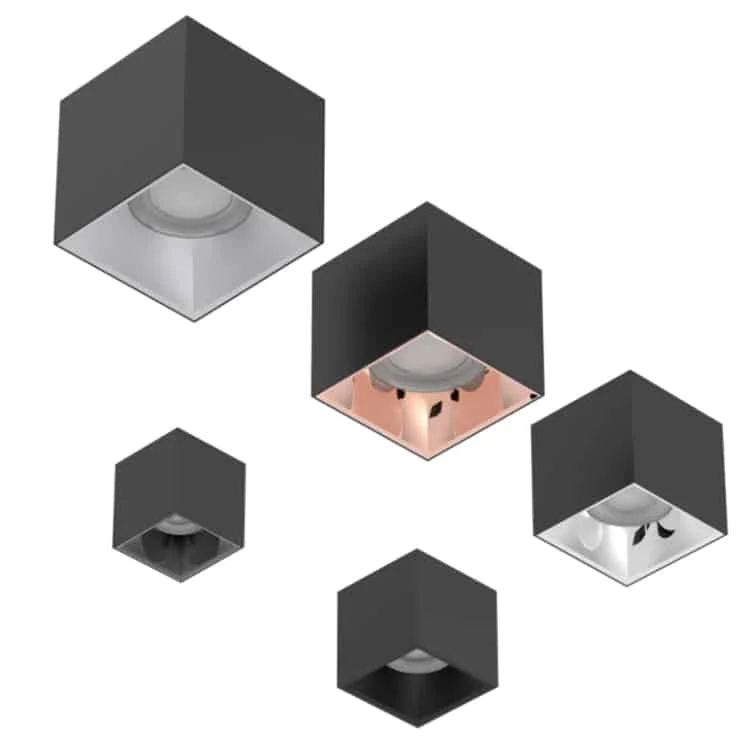 Downlight permukaan segi empat dengan perlindungan IP65