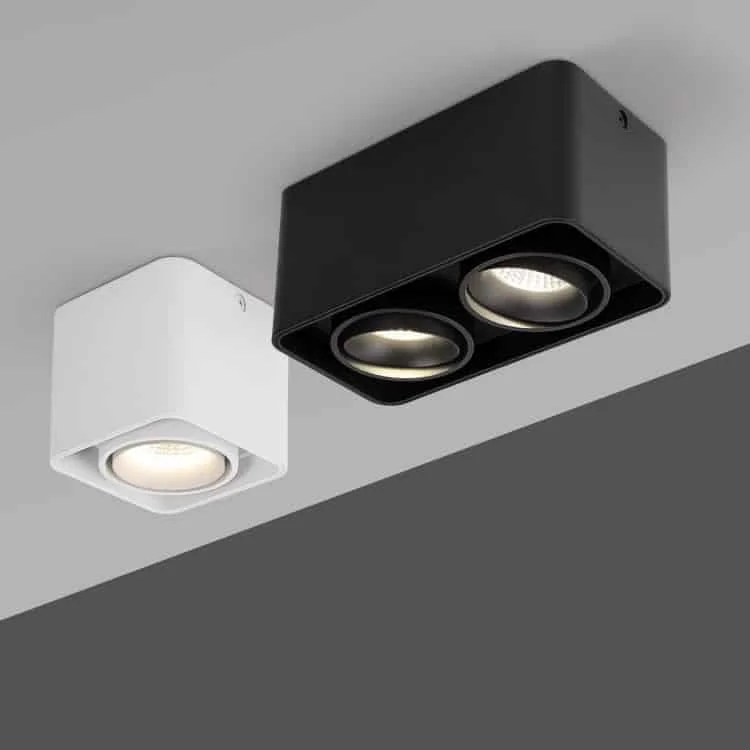 Downlight berkembar boleh dihalakan
