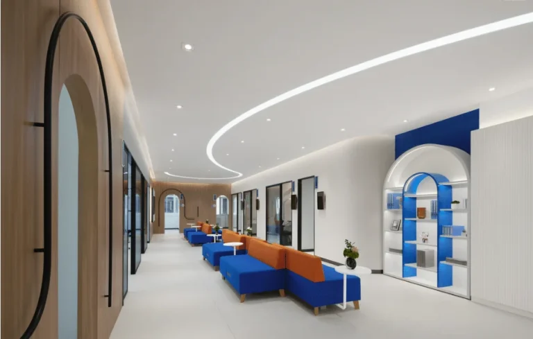 Contoh downlight untuk koridor hospital mata