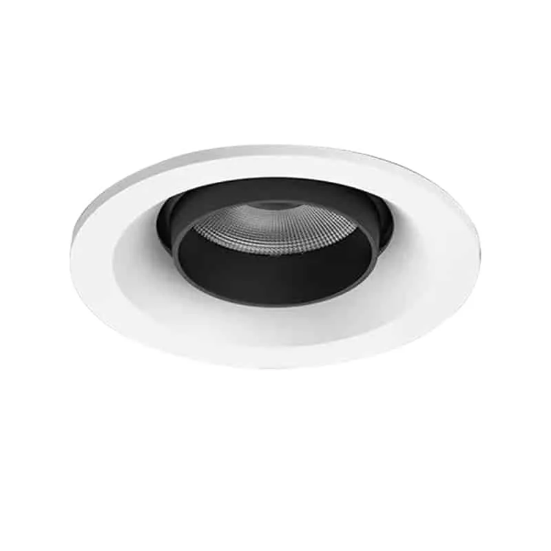 Downlight eyeball dengan kecondongan boleh laras 30°