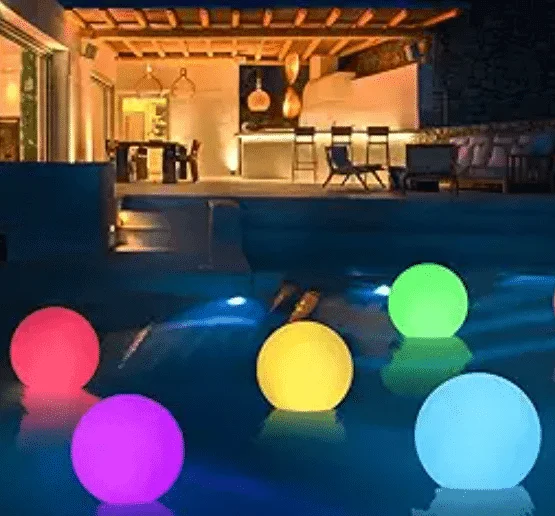 Contoh lampu kolam terapung
