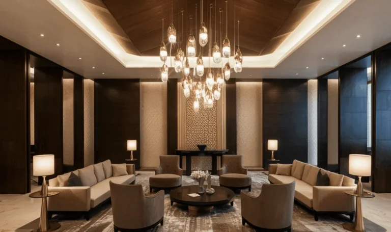 Pencahayaan LED terbenam di hotel