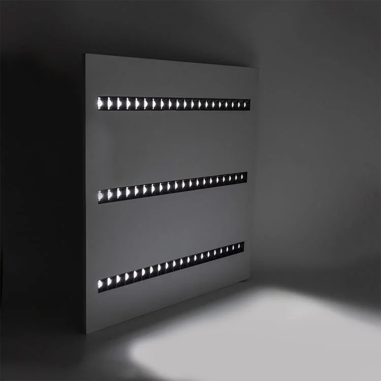 Lampu LED siling berjeriji sarang lebah
