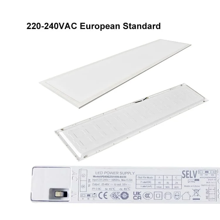 Panel LED 4 × 1 dengan suhu warna boleh pilih