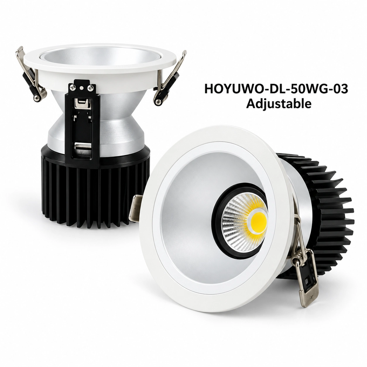 adjustable downlight hoyuwo dl 50wg 03 two views